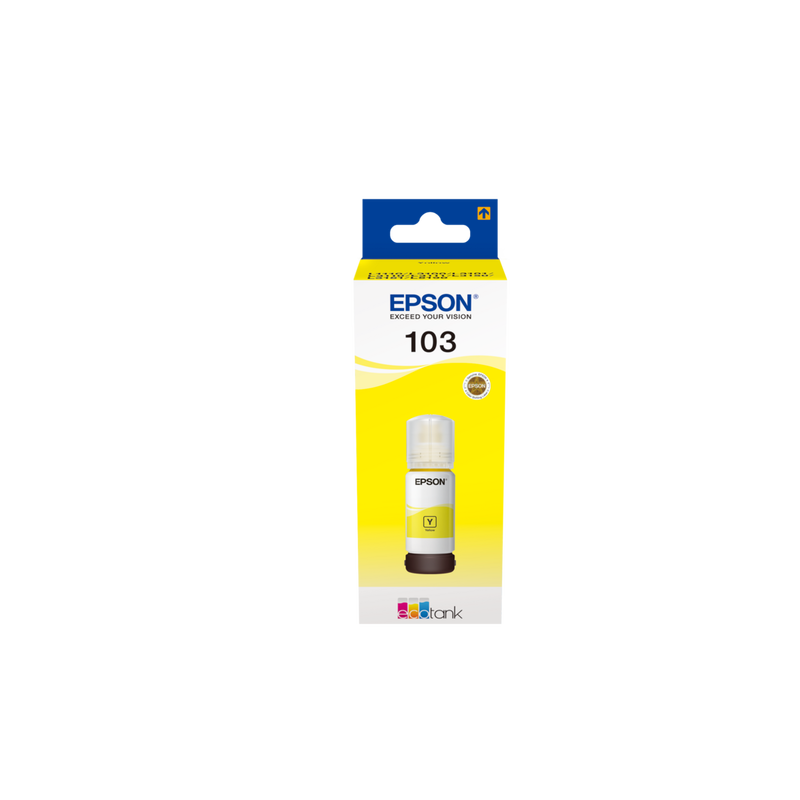 Чорнило Epson 103 for EcoTank Yellow ink bottle 65ml (C13T00S44A)